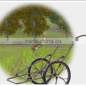 Steel material hunting deer cart