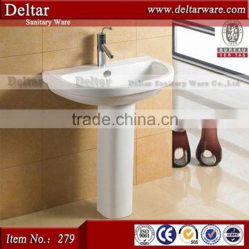 American Standard Wash Hand Basin With Standing_Pedestal Sink For Sales_Bathroom Wash Basin