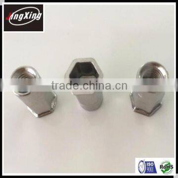 M3-M12 Open End Semi-Hexagonal Countersunk Head Rivet Nuts photo-2