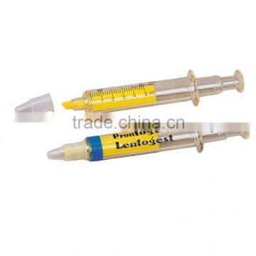 Syringe Highlighter pen