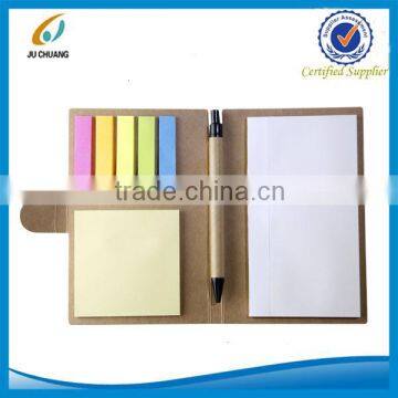 Memo pad with sticky note