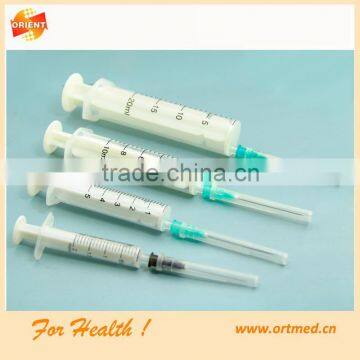 sterilized medical tuberculin syringe