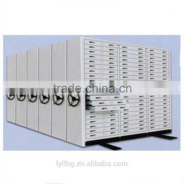 Factory Directly Library Furniture Metal Mass Shelves for Maps and Filings