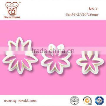 Fondant cake Daisy cutter 3pcs each set