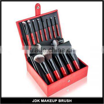 New Design 15pcs Premium Stylish Cosmetic Brush Set with Foldable Storage Box