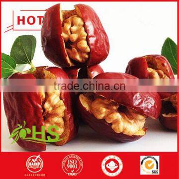 Nutrition China red dates with walnut meat