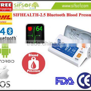 SIFHEALTH-2.5 Accurate Blood Pressure Monitor, Mechanical Flat Button, MWI Measuement Method, the 3rd Generation Technology