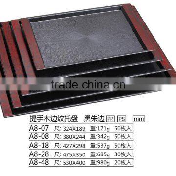 Plastic Rectangular Non-slip Tray