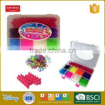 Zhorya SALE amazing rubber bracelet DIY jewelry in plastic box