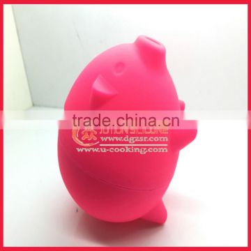 Piggy shape coin bank/silicone money box