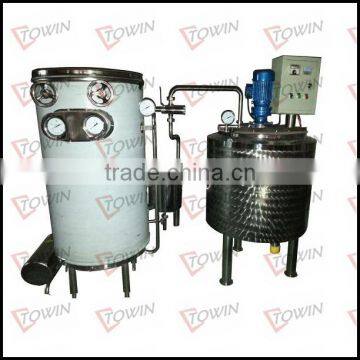 UHT Sterilizer With Mixer Tank and Pump