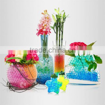 Supply red candle setting water beads crystal soil