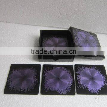 Lacquer Box With 6 Coasters for Home or Restaurant Nice Product From Vietnam photo-4