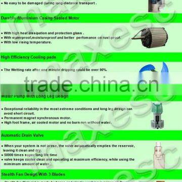 Cold Room Cheap Evaporative Cooling System Swamp Air Cooler photo-3