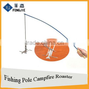 Hot Dog and Marshmallow Roasting Compfire Fishing Pole