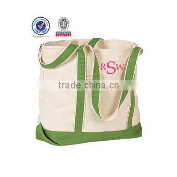 eco-friendly reusable heavy duty shopping canvas/cotton tote bag