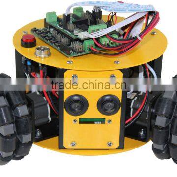3WD 100mm Omni Wheel Mini Mobile Robot Kit 10016