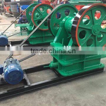 electric jaw crusher with spare parts jaw plate, jaw crusher price list