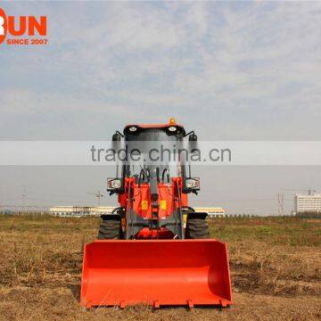 Everun Agricultural Machines 1.2 Ton Mini Wheel Loader With Grapple Bucket photo-6