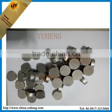 High purity round shape titanium plate