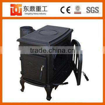 Big Size Indoor Freestanding Enamel Fireplace/wood Burning Stove for Home Heating DHF737 photo-2