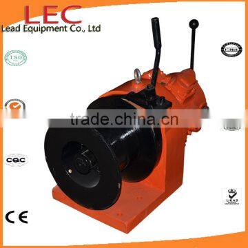 1 Ton High Quality Portable Hand Brake Air Pneumatic Winches Used for Mine or Construction photo-3