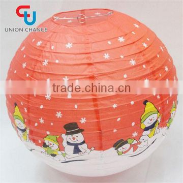 2015 Handmade Hanging Outdoor Paper Lanterns With Various Color