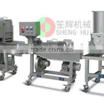 Shenghui Machinery hot sell high capacity full automatic hamburger making machine, hamburger production line