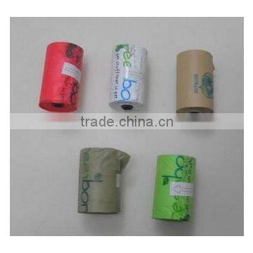 BSCI Factory Wholesale EN13432 Certified 100% Biodegradable and Compostable Doggy Poop Bag photo-2