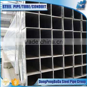 100*250*5.5 steel galvanized pipes for exporting market