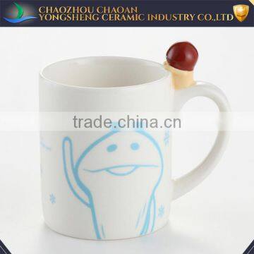 Simple funny children cup ceramic