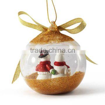 Clear Glass Material Christmas Decoration Ball photo-4