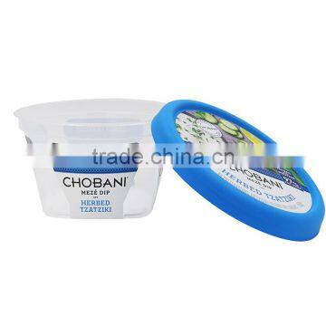 150g Food Safe IML Printed Cheap Plastic Leak Proof Frozen Yogurt Pots, Yogurt and Granola Reusable Container/Cup photo-3