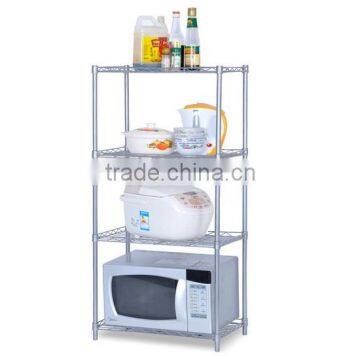 Modern Steel Wire Kitchen Storage Rack Home Furniture Shelf photo-3