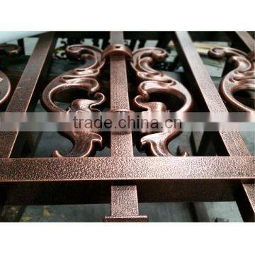 Garden Decoration Color Painted Garden Metal Aluminum Slat Fence photo-3