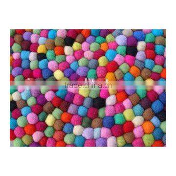 Felt Ball Rug/wool Felt Balls photo-2
