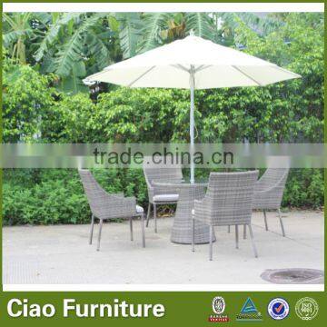 balcony outdoor wicker coffee furniture rattan table and chairs