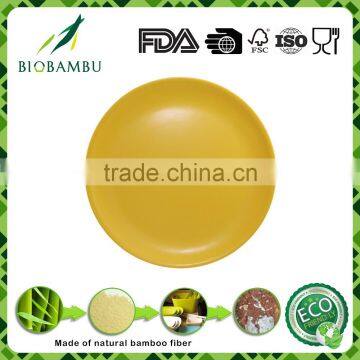Natural Degradable Biodegradable Bamboo Plates for Fruit photo-5