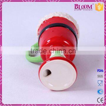 Wine Glass Shape Ceramic Custom Coffee Cup With Handle photo-6