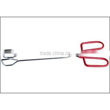 HIGH QUALITY Food Tong Iron With Powder Coating Plastic Coating Handle photo-4