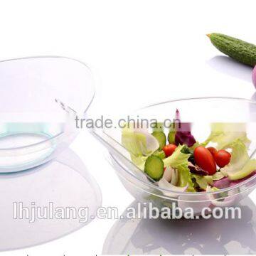 Useful Plastic Salad Bowl With Forks for Kitchen / Plastic Big Salad Bowl With Forks Set photo-2