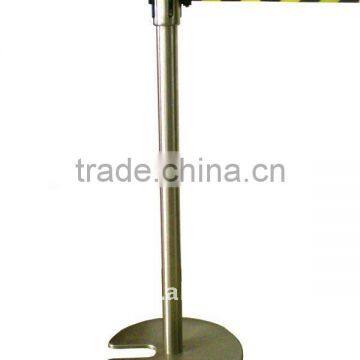 Stainless Steeel Stanchion With Warning Belt