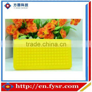 2016 Cheap Price Jelly Material zipper silicon clutch bag for promotion