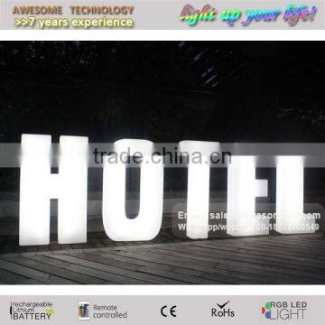 120cm High Large Led Letters / Rechargeable Color Changing Wedding Letter photo-5