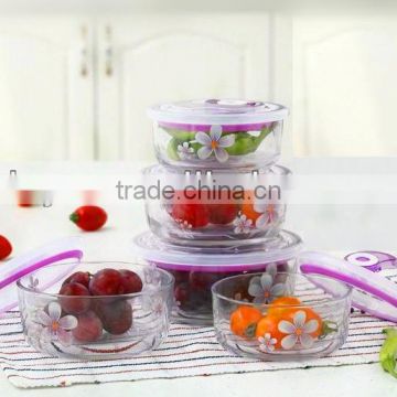 Round Glass Food Container Sets