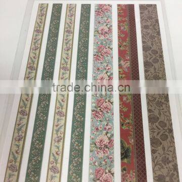 Retro Glitter Sticky Border, Retro Fashion Sticky Border, Rustic Style Glitter Border Sticker photo-2