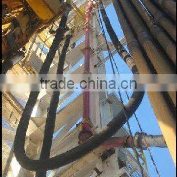 High pressure oilfield drill rubber hose