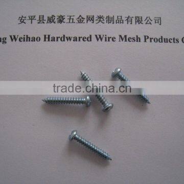 Phillips pan head self tapping screw with washers