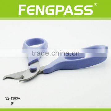 S2-1383A 6" Inch 2CR13 Stainless Steel Blade With PP Handle Professional Manufactures Of Pet Grooming Dog Scissors photo-4