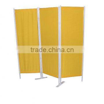 3 Pieces Privacy Room Divider Grey Folding Paravent photo-4